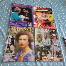 Majesty Magazines - 1982 / 4 Magazines /See Pictures For Individual Editions 