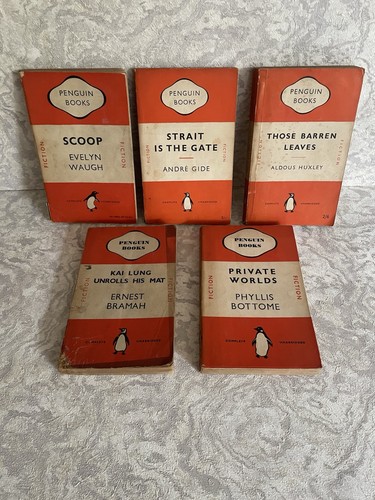 Penguin orange vintage books - penguin,