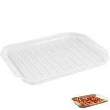 2X Microwave Rack Tray Plastic