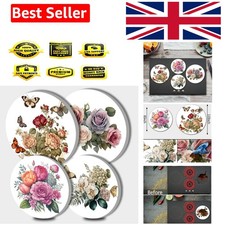 Flower round metal - metal, covers