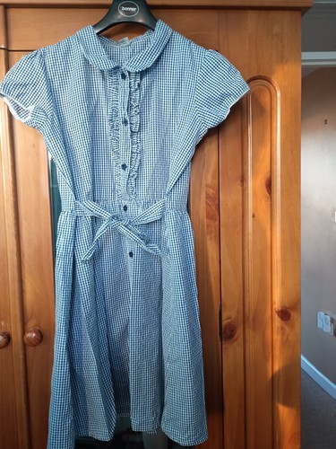 Girls blue white - blue/white, gingham
