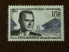 France 1957 18fr Leo Lagrange
