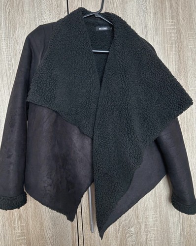 Missguided black faux - black,