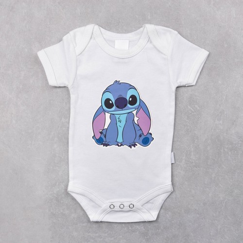 Cute stitch baby onesie - baby,