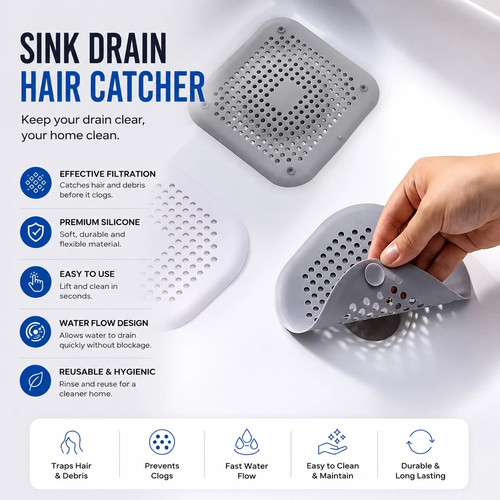 Hair trap shower bath - shower,