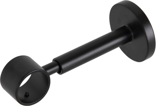 Curtain pole brackets black - curtain,