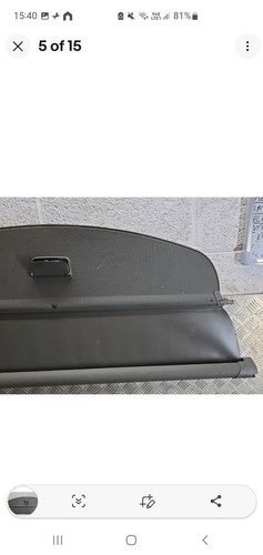 Light grey roller parcel shelf - grey,