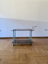 Teal 1960s Bar Cart Drinks