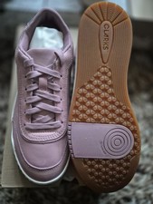 Clarks Girls Pink Trainers