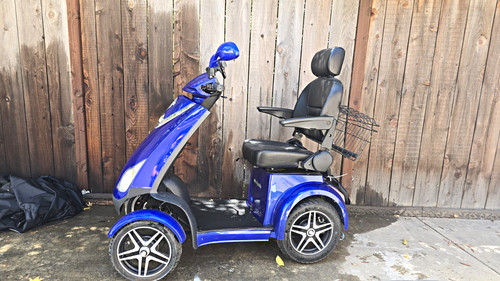 Blue wheel electric mobility - electric,