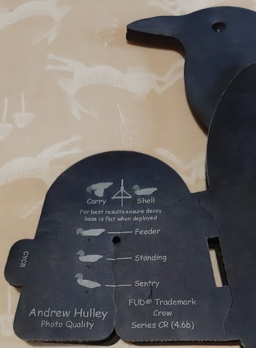 Fold decoy crow - decoy,