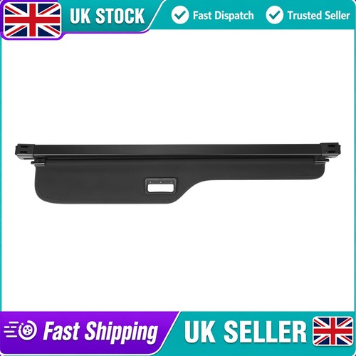 Black rear parcel shelf - black, boot
