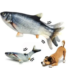 Floppy Cat Dog Toy Fish USB