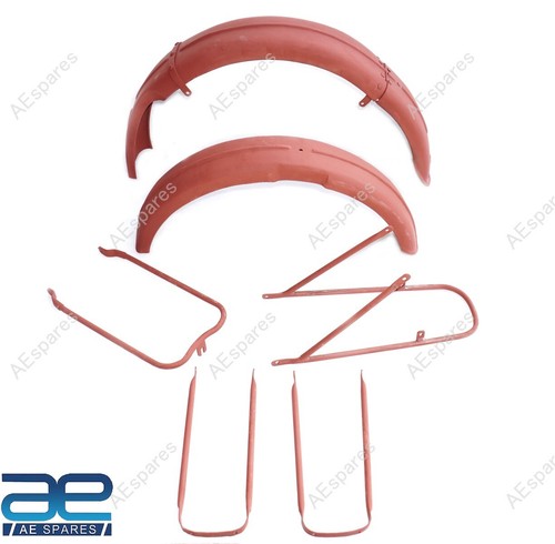 Front rear mudguard with - front, &