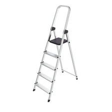 Aluminium step ladder with - step,