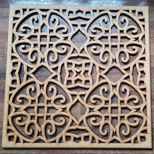 Laser cut decorative damask - decorative,
