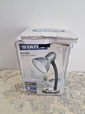Status Palma Desk Lamp, Flexible, Silver Desk Lamp, Study, Office, Bedroom, SBDL