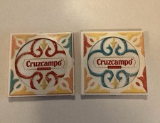 Cruzcampo Beer Tiles X 2