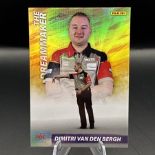 Panini PDC Darts Dimitri Van Den Bergh World Championship /180 Scoring Machine