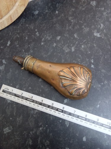 Antique brass copper gun - &,