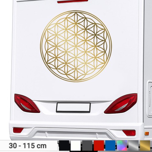 Flower life sticker - of,