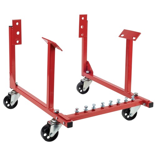 Rolling engine cradle stand - cradle,