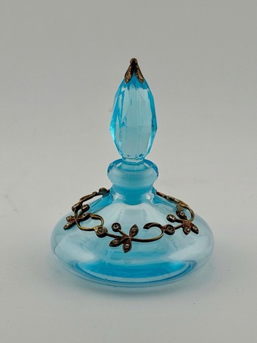 Vintage czech blue - blue, glass