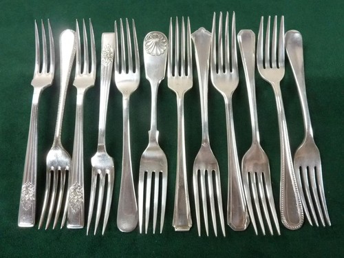 Vintage epns silver plated - 12,