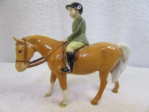 Beswick boy pony model - on, no