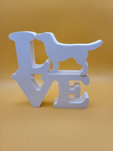 Love standing labrador resin - labrador,