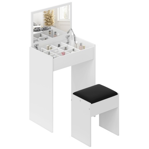 Homcom dressing table - table, set