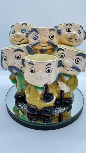 Vintage figural egg cups old - cups,,
