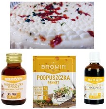 Rennet Powder or Rennet Liquid Calcium chloride - Suitable for vegetarians