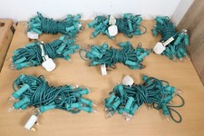 Vintage RING String Lights x1 Weatherproof Garden Set Clear Bulb 24ft Long *ONE*