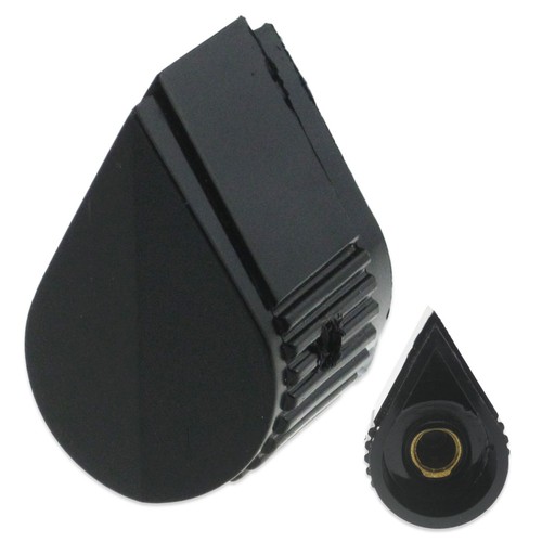 Teardrop shaped control knob - control,