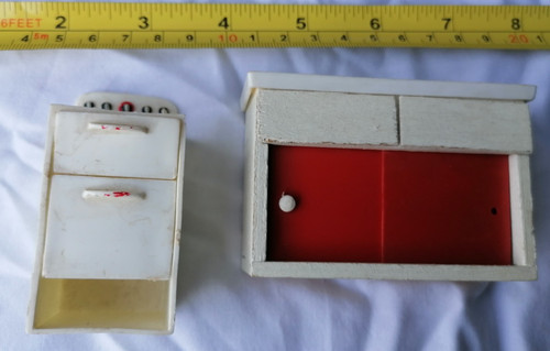 Vintage dolls house furniture - dolls,