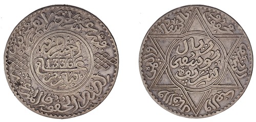Silver dirham moroccan - 10,