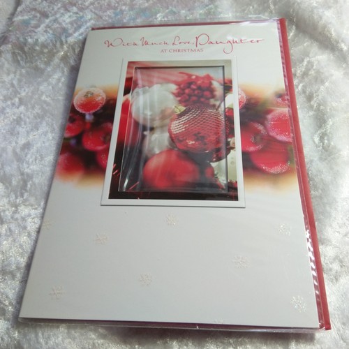 Daughter christmas card - daughter,