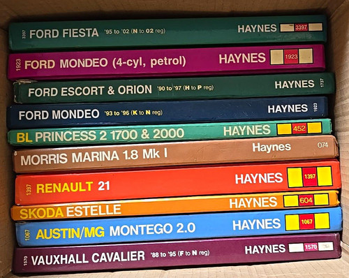 Job lot haynes workshop - lot, 10