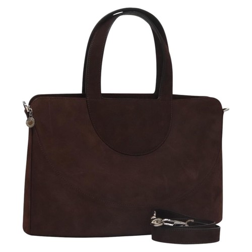 Bvlgari hand bag - bag, suede