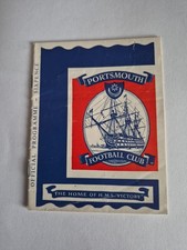 Portsmouth V Derby County 25/9/1963 Programme No Writing