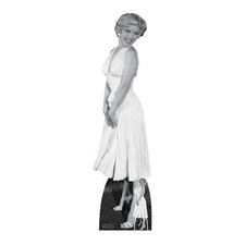 Marilyn Monroe Cocktail Dress Lifesize Cardboard Cutout with Free Mini Standee