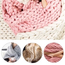 Thicken Blanket Chunky Knitted