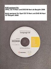 Opel languages language CD for CD 70 navigation & DVD 90 navigation Opel from year 2008