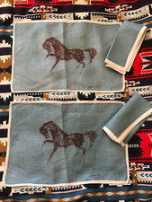 1950's pair fine linen