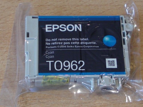 Genuine epson t0962 to962 cyan - genuine,