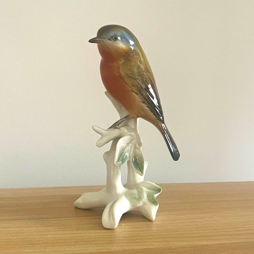 Karl ens robin ornament - karl,