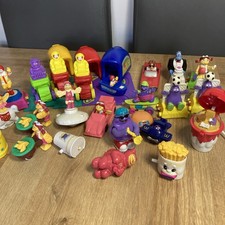 McDonalds Happy Meal Vintage Toy bundle characters,birdie grimace wind up flip