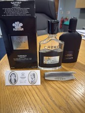 Creed Aventus Empty Bottle & Box 100ml Genuine + 100ml Tom Ford Black Orchid