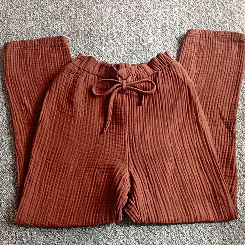 Zara brown muslin cotton - brown,